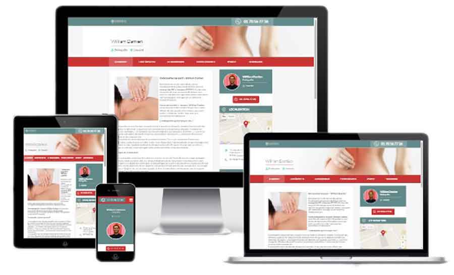 Creation de site web pour osteopathe