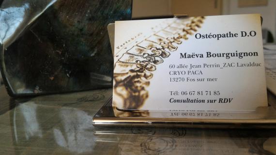 Ostéopathe - Istres - Maeva Bourguignon